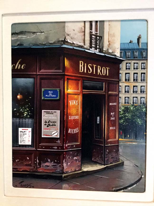 Thomas Pradzynski - Le Bistrot - Original Painting - Oil on Canvas