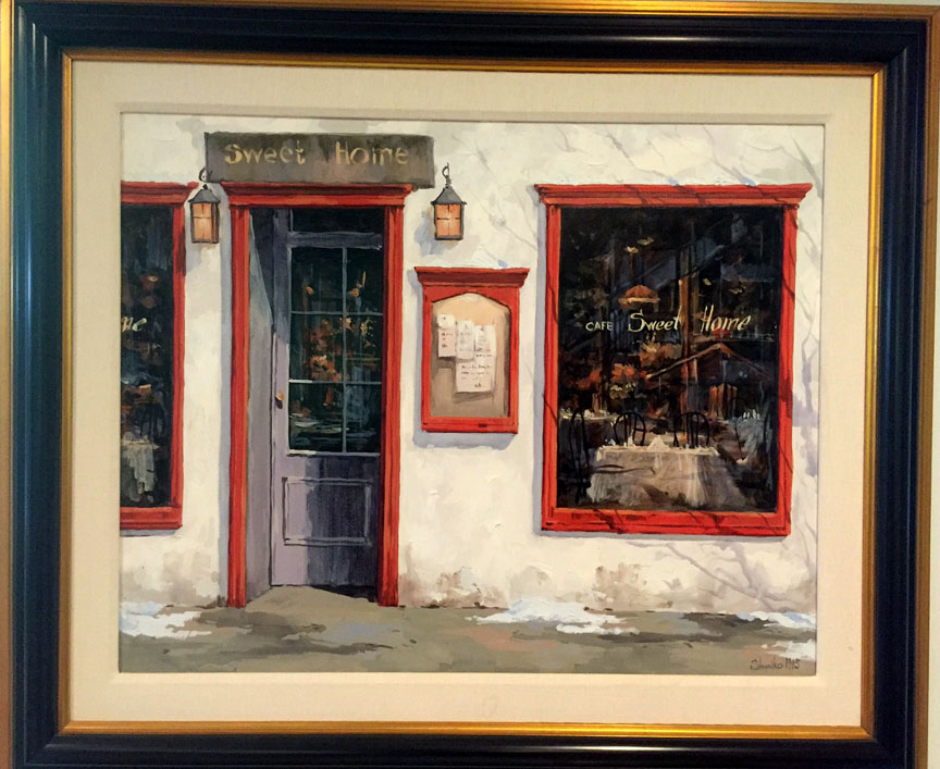Viktor Shvaiko - Home Sweet Home - Original Painting - Oil on Canvas
