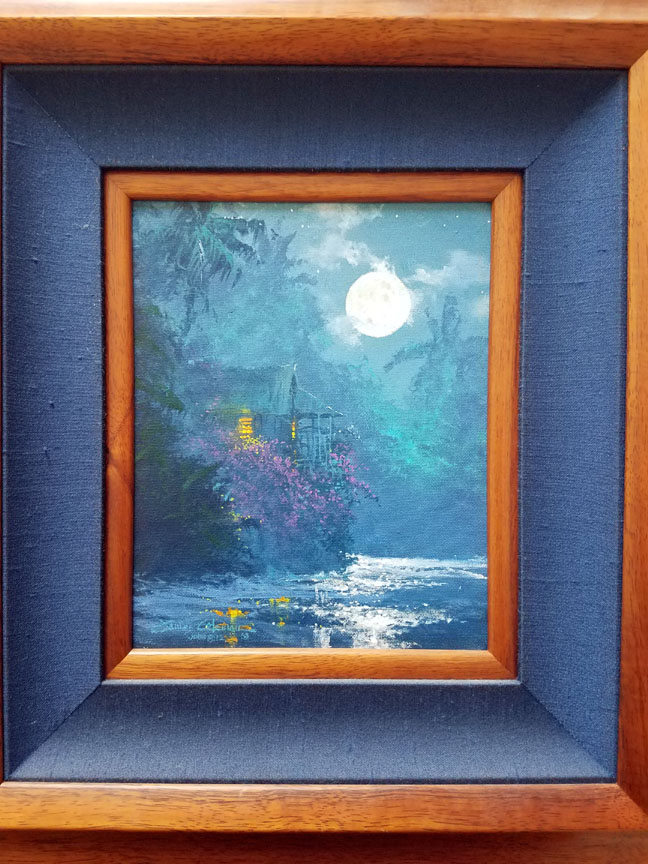 James Coleman - Cottage Moon - Original Painting - Oil on Canvas