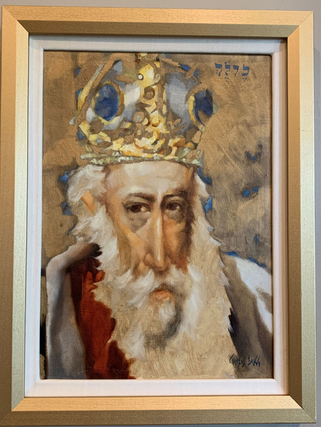 Charles Bragg - King David - Original Painting - Oil on Canvas