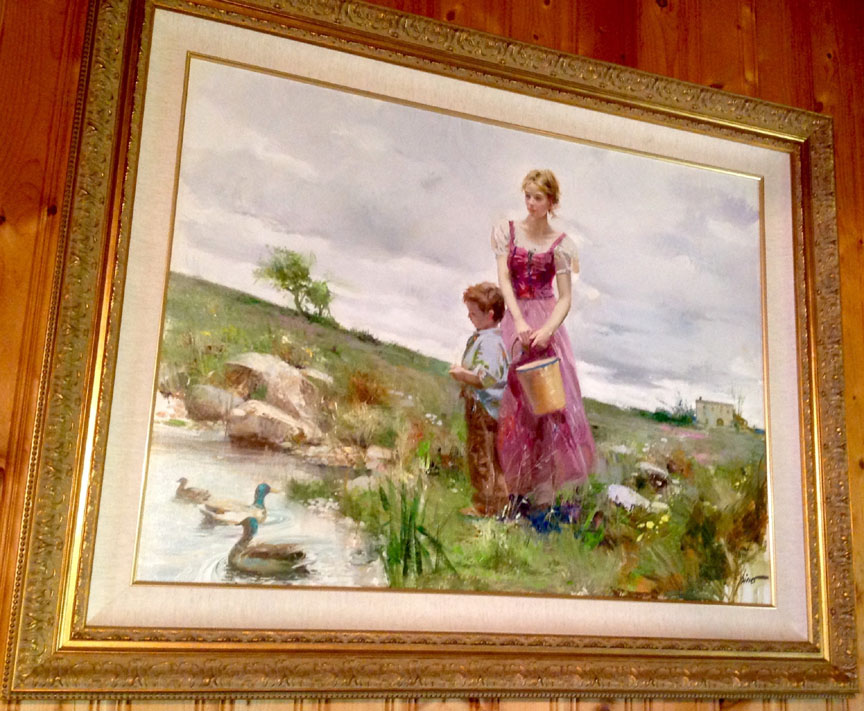 Daeni Pino - New Friends - Original Painting - Oil on Canvas