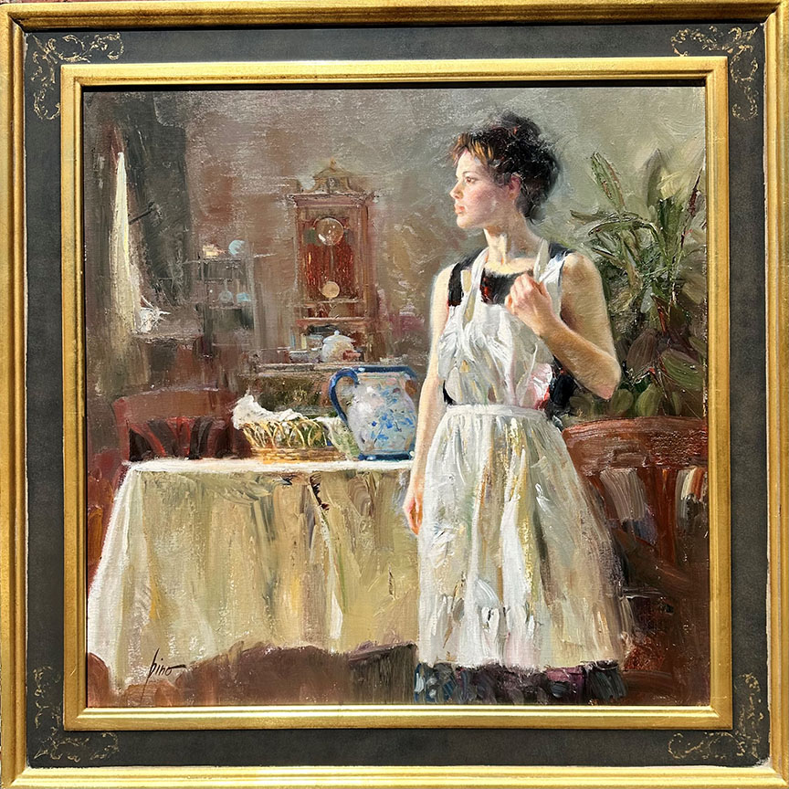 Daeni Pino - Sunday Dreams - Original Painting - Oil on Canvas