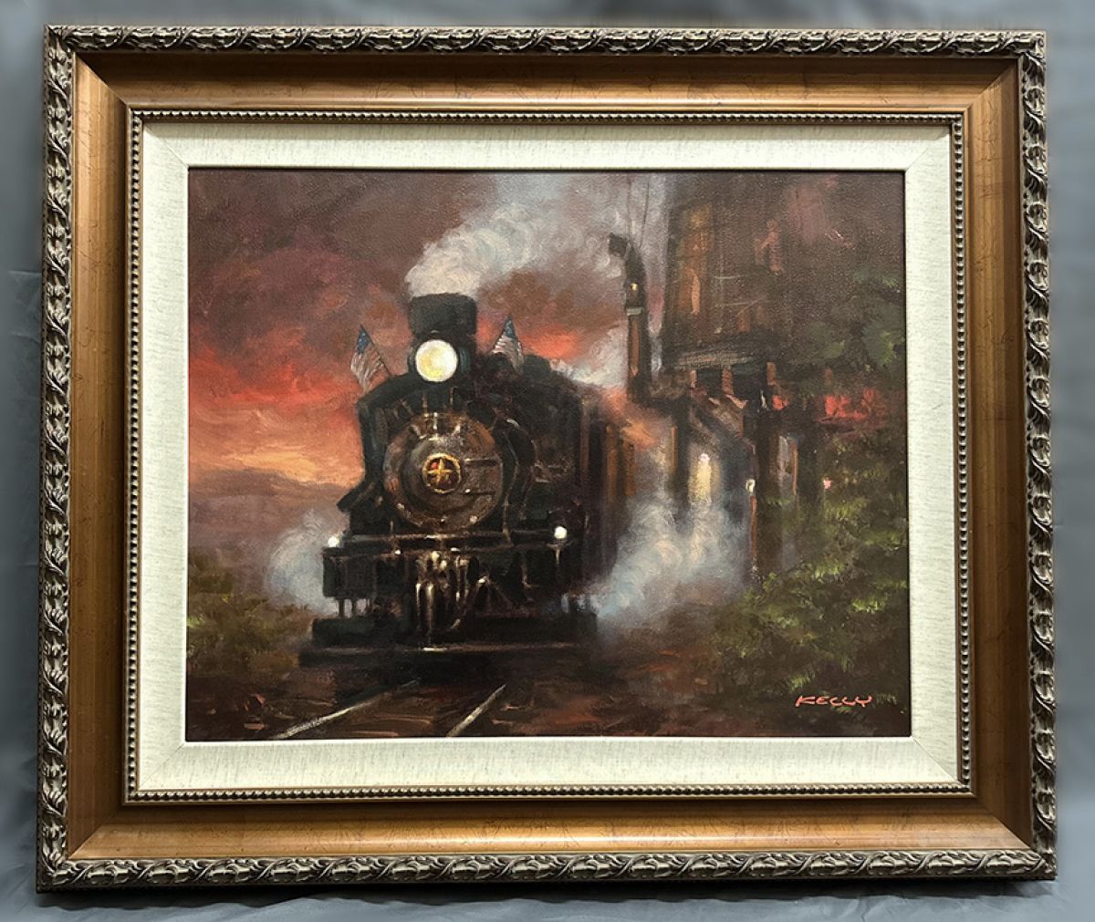 Herndon Fine Art offers authenticated John Kelly fine art, including rare limited edition lithographs, maritime vistas, and serene harbor scenes.