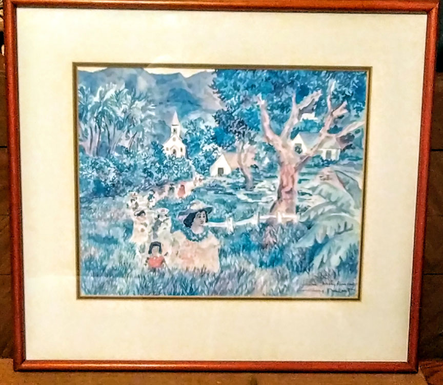 Guy Buffet - Saturday at the Rona Coast - Original Painting - Watercolor