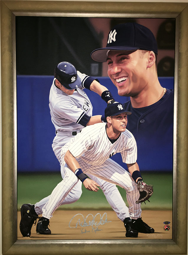 Danny Day - Derek Jeter, Yankees Captain - Original Painting - Oil on Canvas
