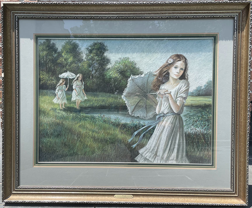 Pati Bannister - Windy - Original Painting - Pastel