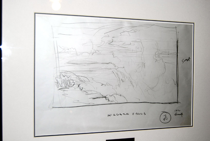 Thomas Kinkade - Niagara Falls - Original Painting - Sketch