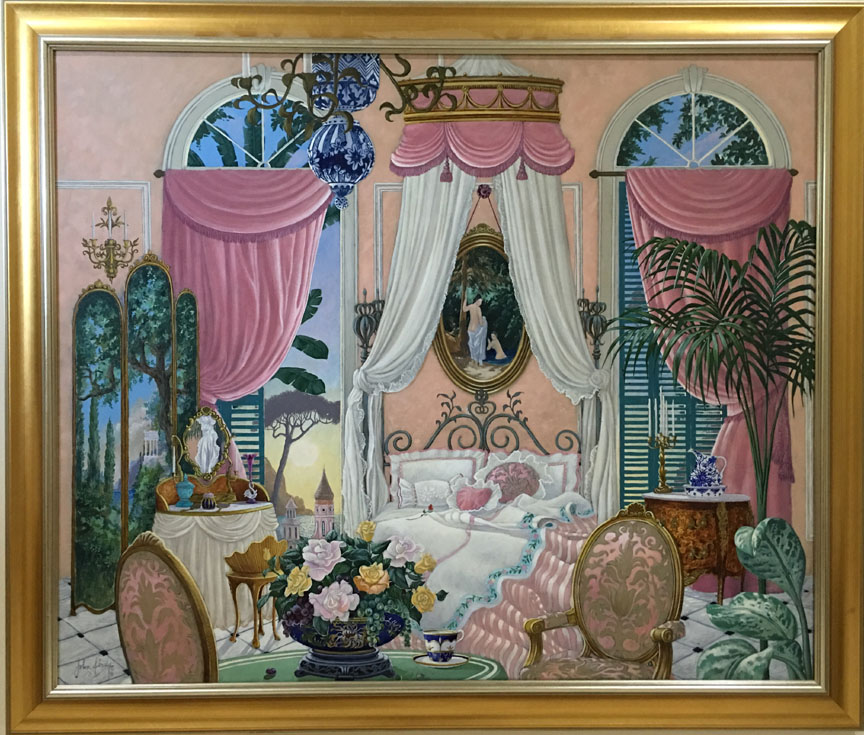 John Kiraly - Morning In Amalfi - Original Painting - Acrylic on Canvas