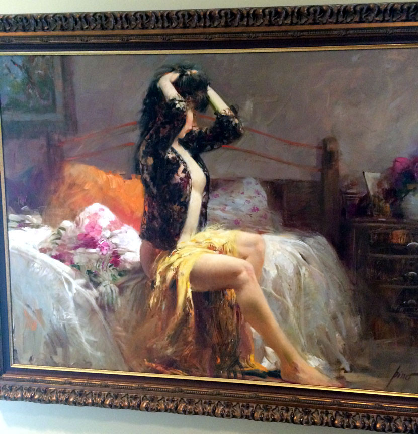 Daeni Pino - Quiet Reflections - Original Painting - Oil on Canvas