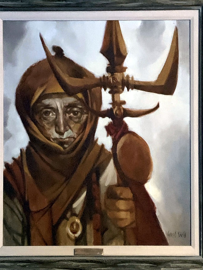 Charles Bragg - The Crusader - Original Painting - Oil on Canvas