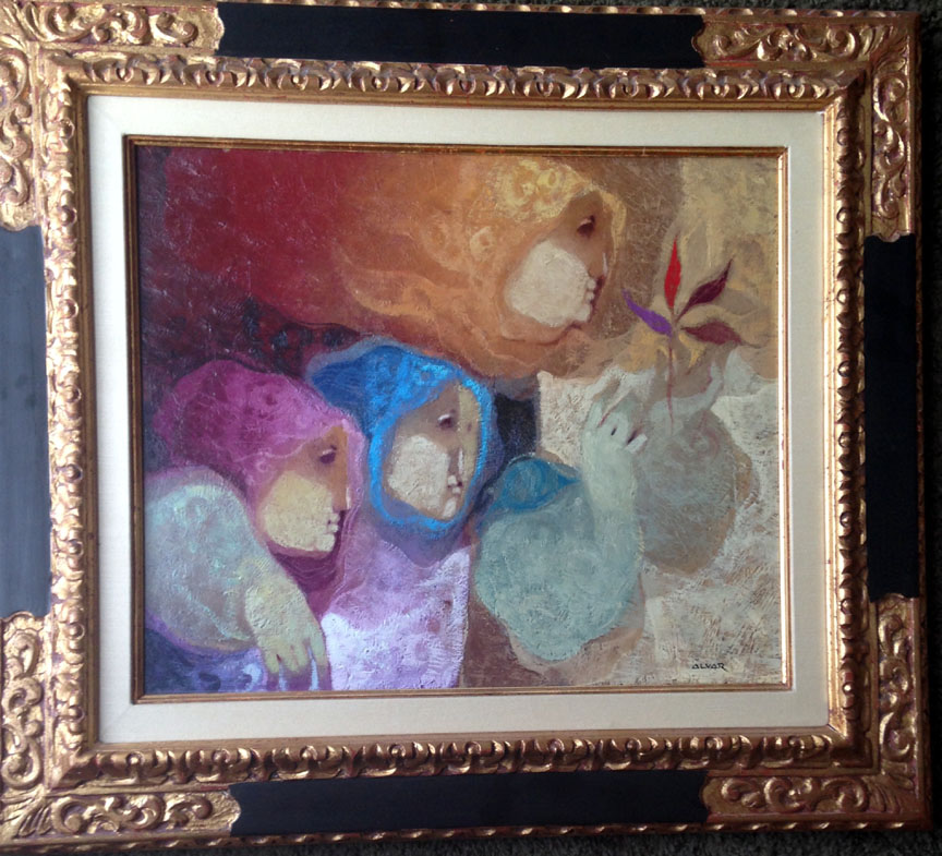 Sunol Alvar - El Encanto - Original Painting - Oil on Canvas