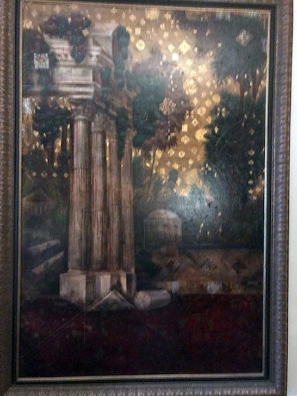 Casba Markus - Umbria Loggia - Original Painting - Oil on Canvas
