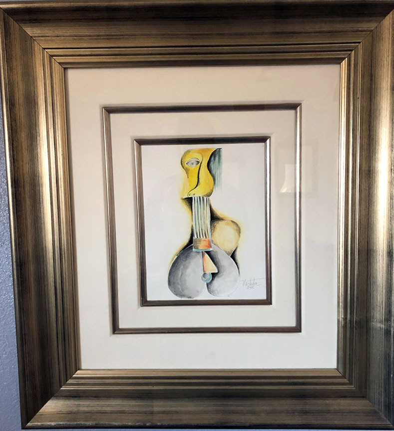 Alexandra Nechita - Flamenco Strings - Original Painting - Watercolor