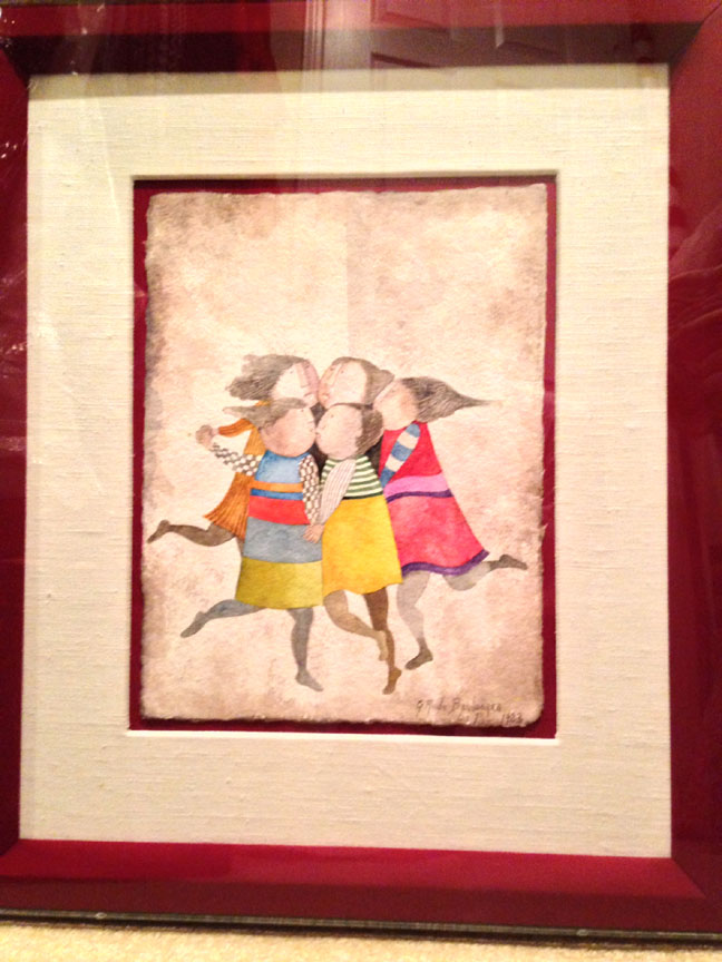 Graciela Rodo Boulanger - Ronde d' Enfants - Original Painting - Watercolor on Paper