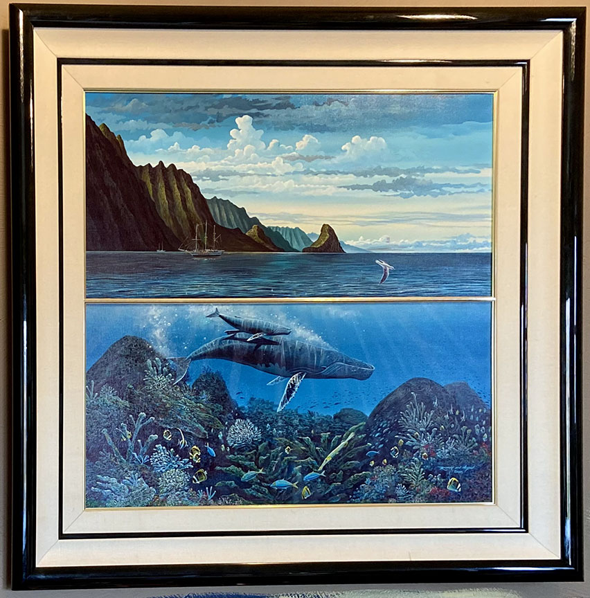 Robert Lyn Nelson - Molokai Sea King - Original Painting - Acrylic on Canvas