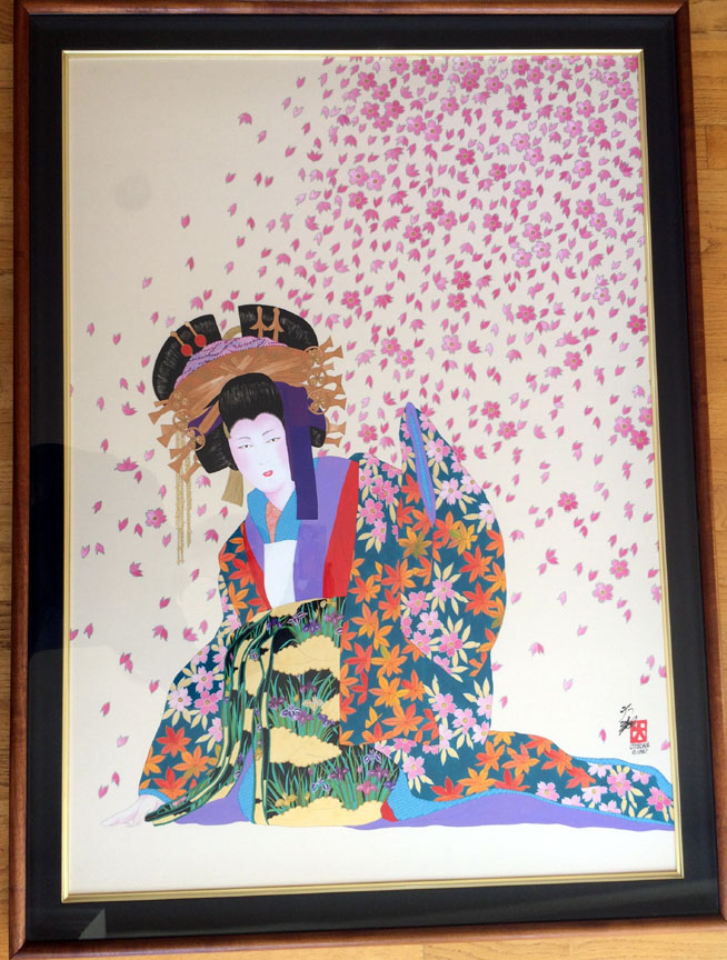 Hisashi Otsuka - Orian - Original Painting - Kimono Ink on Silk