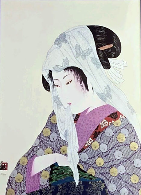 Hisashi Otsuka - Love's Discretion - Limited Edition Mixed Media