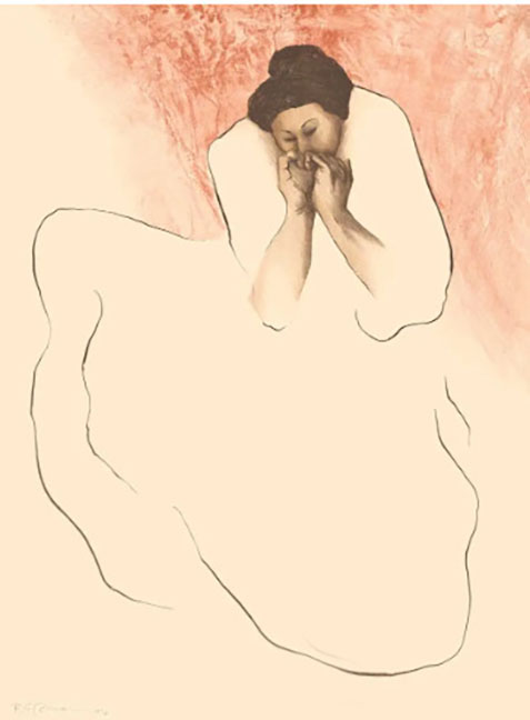 RC Gorman - Pablita, State I - Limited Edition Lithograph