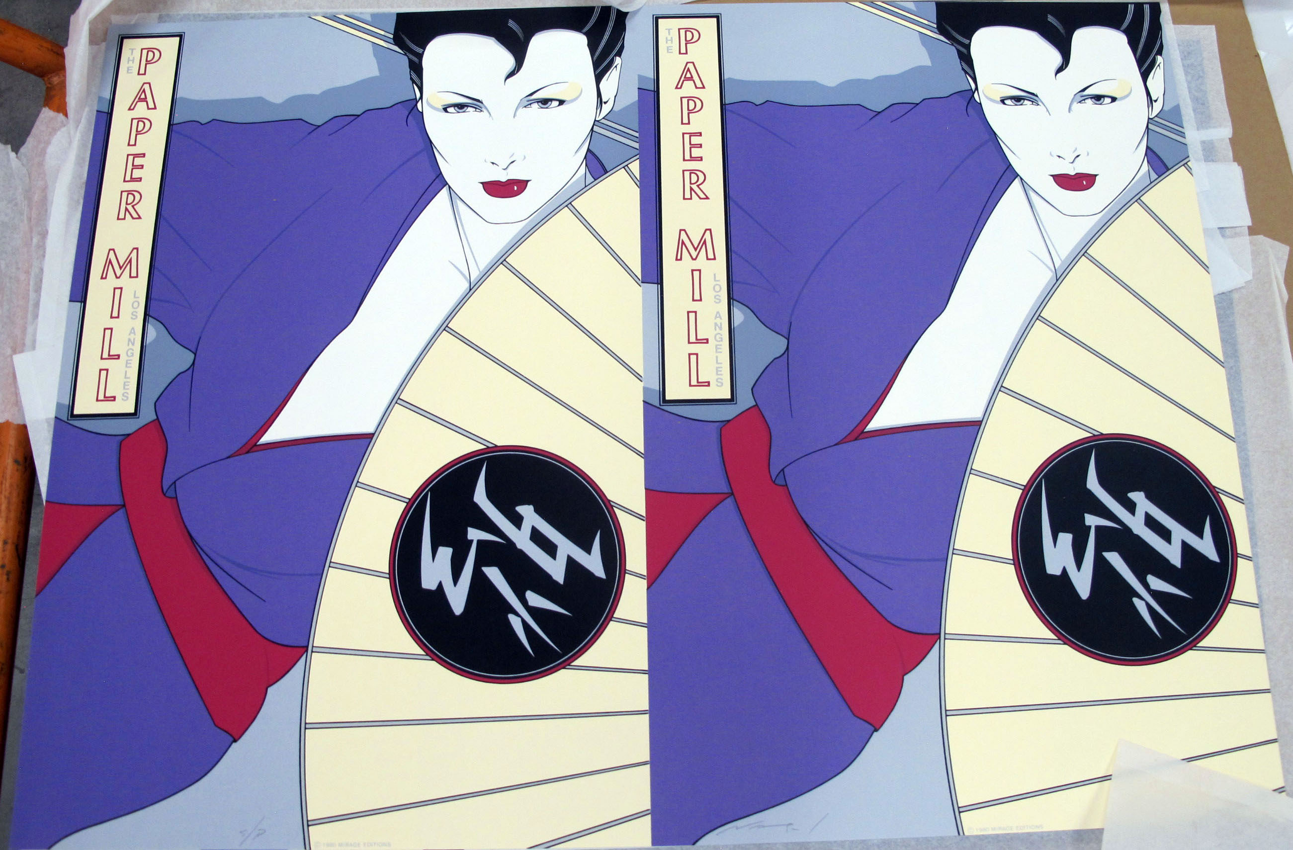 Patrick Nagel - Paper Mill Double - Limited Edition Serigraph