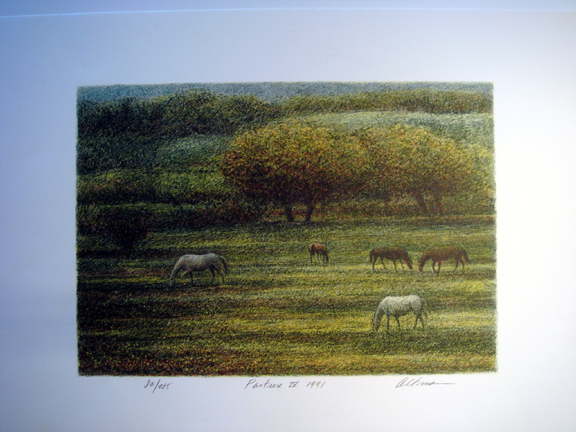 Harold Altman - Pasture 1991 III - Limited Edition Lithograph