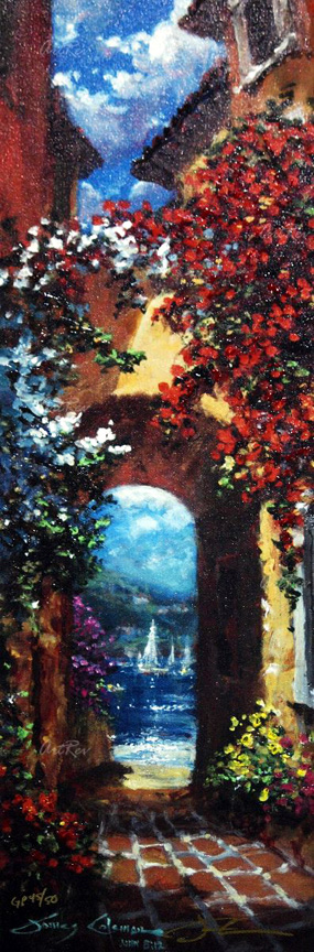 James Coleman - Pathway To The Sea - Limited Edition Giclee on Canvas