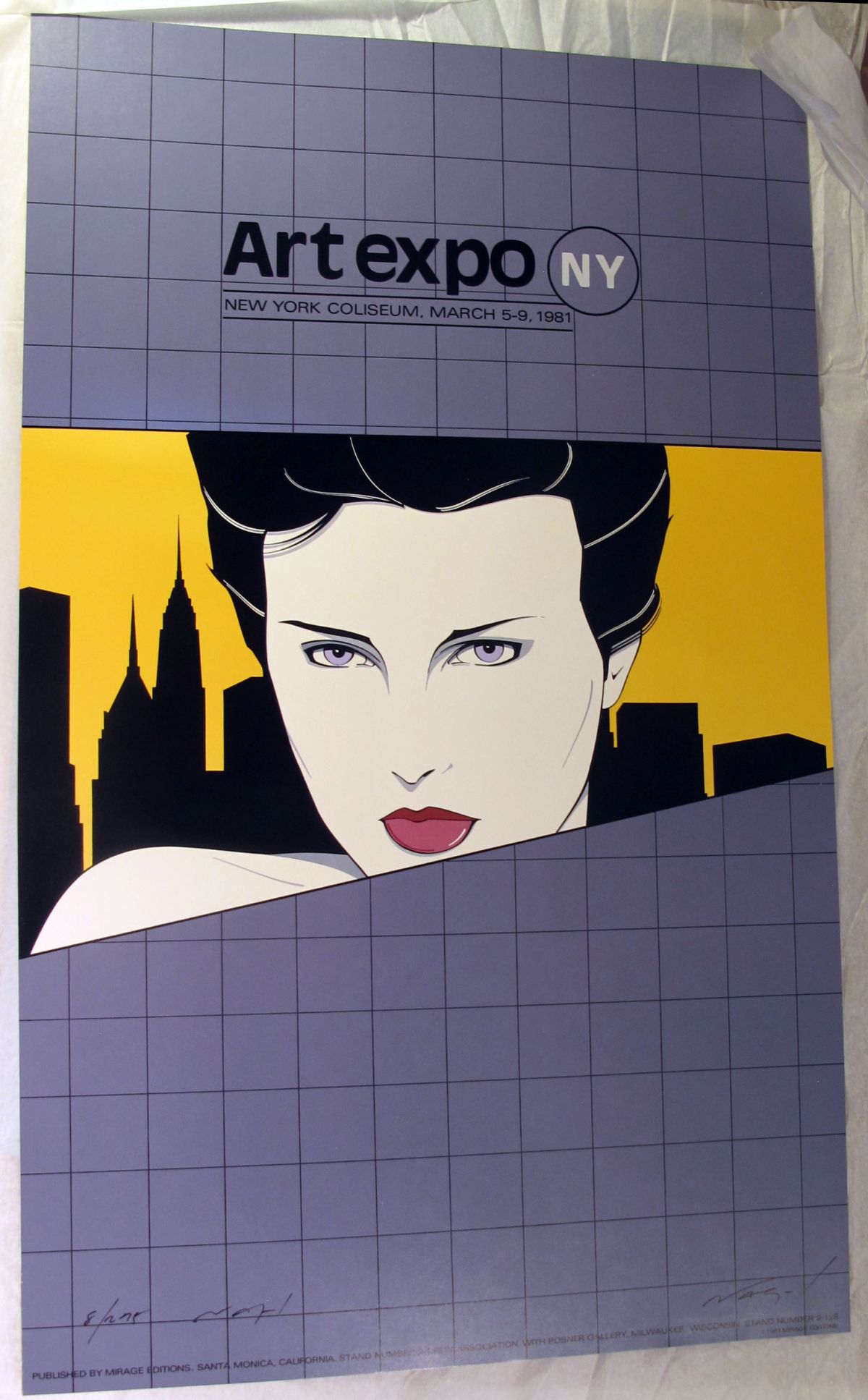 Patrick Nagel - Art Expo New York 1981 - Limited Edition Lithograph
