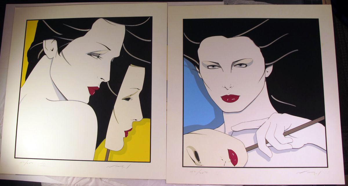 Patrick Nagel - Diptych - Limited Edition Serigraph