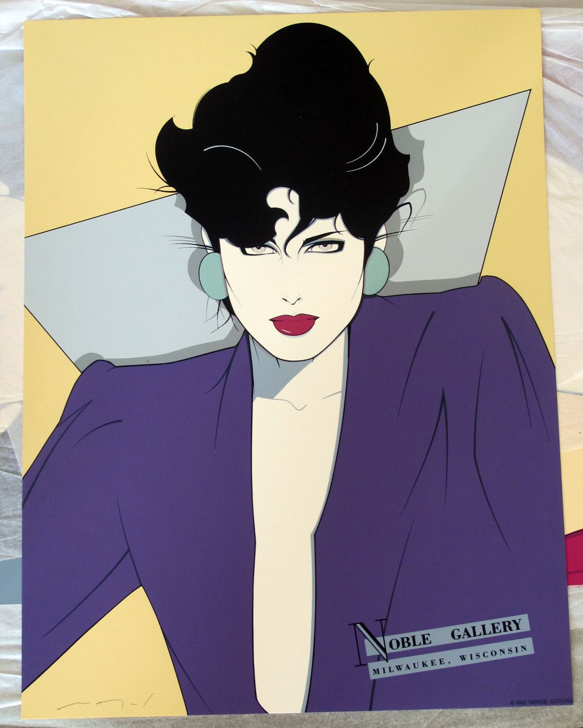 Patrick Nagel - Noble Gallery - Limited Edition Serigraph