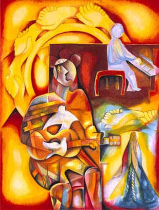 Alexandra Nechita - Peace Is Not An Option - Limited Edition Lithograph