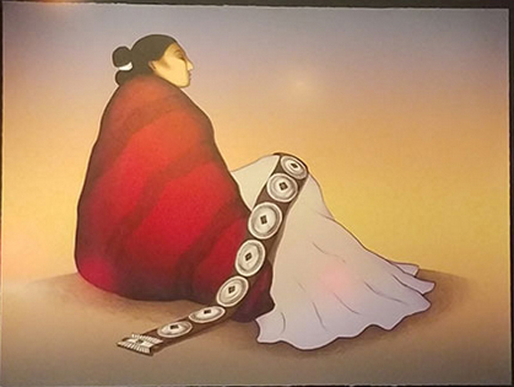 RC Gorman - Peshlakai's Concho - Limited Edition Lithograph