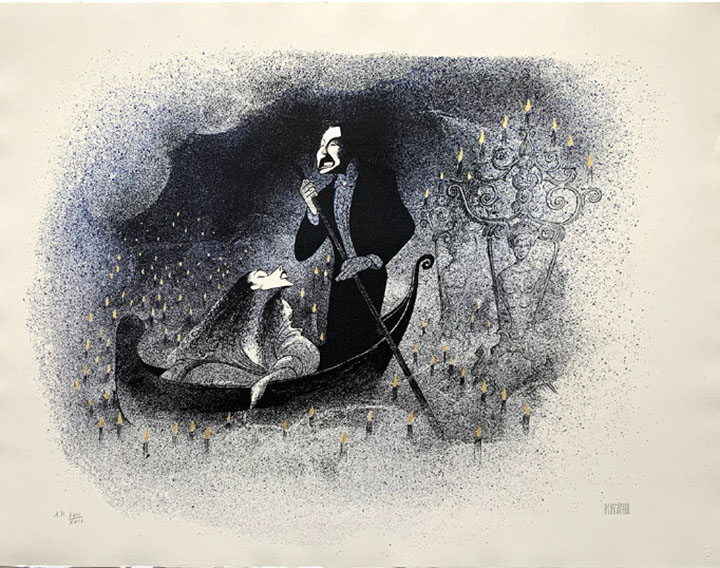Al Hirschfeld - Phantom of the Opera - The Journey - Limited Edition Lithograph
