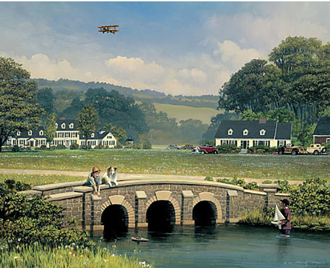 William S. Phillips - Apple Creek Yacht Club - Limited Edition Giclee