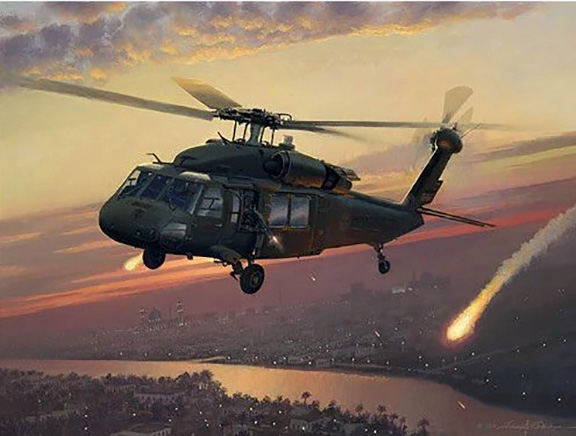 William S. Phillips - Returning Fire - Limited Edition Lithograph