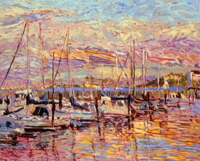 Marco Sassone - Pier Thirty-nine - Limited Edition Serigraph