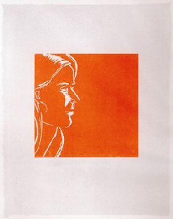 Alex Katz - Pink Kym - Limited Edition Woodcut