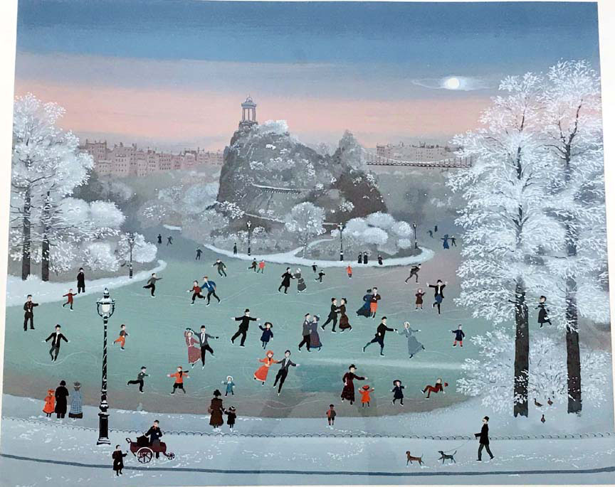 Michel Delacroix - Pitinage Dans Le Parc - Limited Edition Lithograph