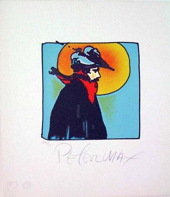 Peter Max - The Poet I - Limited Edition Lithograph