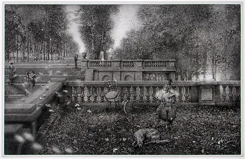 Peter Milton - Points Of Departure IV: Pavane - Limited Edition Etching and engraving