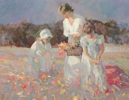 Don Hatfield - Poppy Meadow - Limited Edition Serigraph