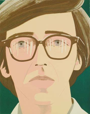 Alex Katz - Portrait Of A Poet: Kenneth - Limited Edition Lithograph