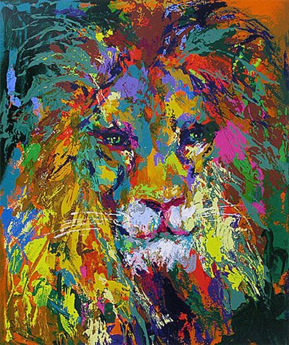 Leroy Neiman - Portrait Of the Lion - Limited Edition Serigraph