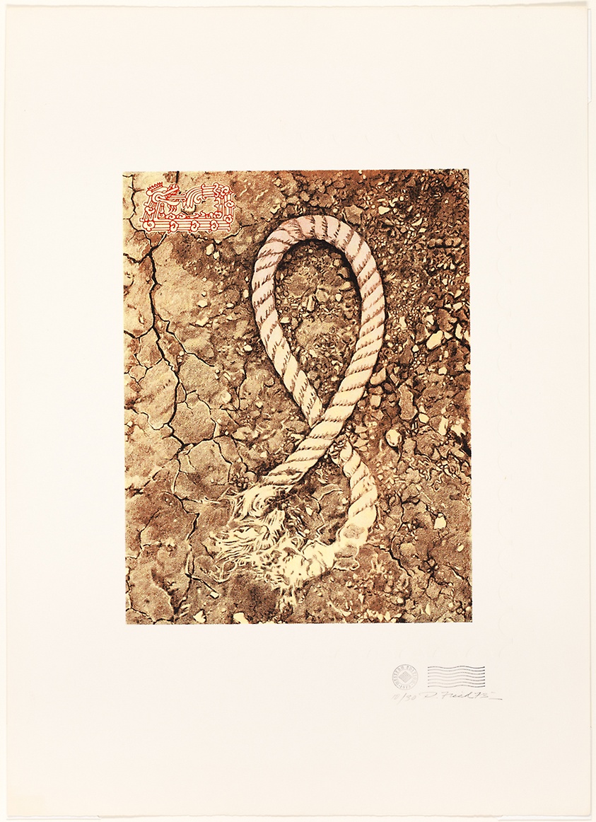 Robert Fried - Pre Columbian Profile - Limited Edition Screenprint
