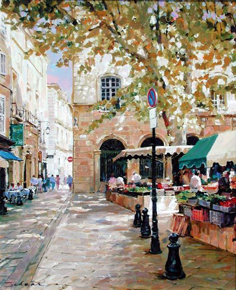 Robert Schaar - Provence MarketPlace - Limited Edition Giclee