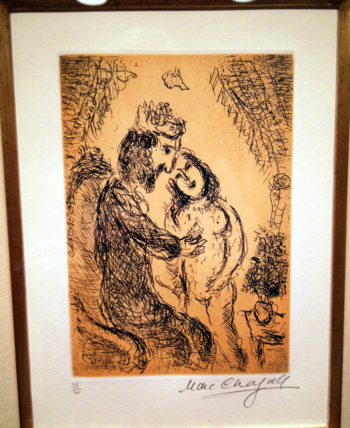 Marc Chagall - Psaumes de David Psalm 32 - Limited Edition Etching / Aquatint