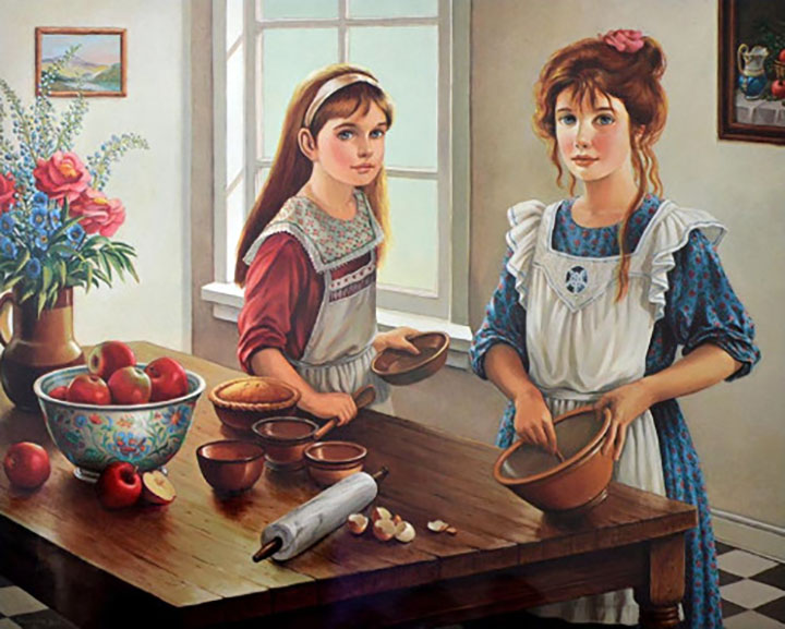 Pati Bannister - Pudding and Pies - Limited Edition Lithograph