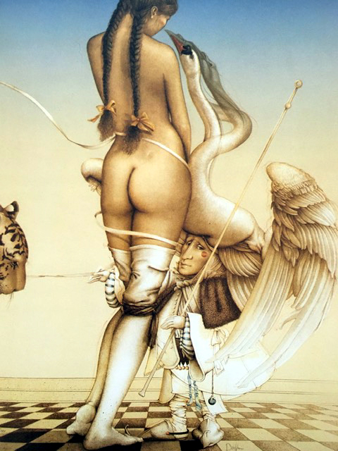 Michael Parkes - Puppet Master - Limited Edition Stone Lithograph
