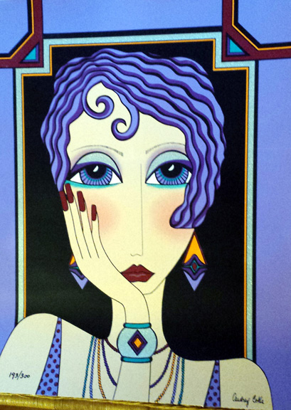 Herndon Fine Art offers authenticated Audrey Cohle fine art, including rare hand-signed limited edition serigraphs, Art Deco figurative prints, and sculpted ceramic works.