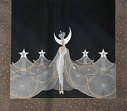  Erte - Queen of the Night - Limited Edition Serigraph