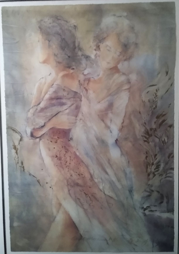 Gary Benfield - Quiet Movment II - Limited Edition Seriolithograph on Canvas