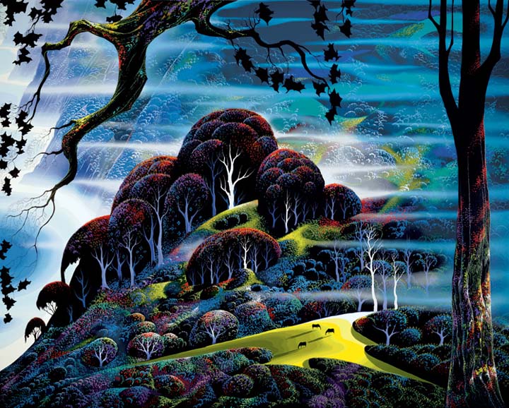 Eyvind Earle - Quiet Solitude - Limited Edition Serigraph